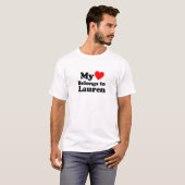 Mein Herz gehört Lauren T-Shirt (Vorne ganz)