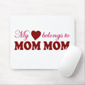 Mein Herz gehört Mama-Mama Mousepad (Mit Mouse)