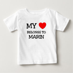 Mein Herz gehört MARIN Baby T-shirt