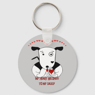 Mein Herz gehört meinem Daddy Schlüsselanhänger