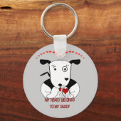 Mein Herz gehört meinem Daddy Schlüsselanhänger (Vorderseite)