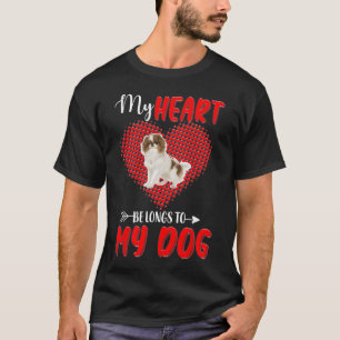 Mein Herz gehört meinem japanischen Chin-Kopie von T-Shirt