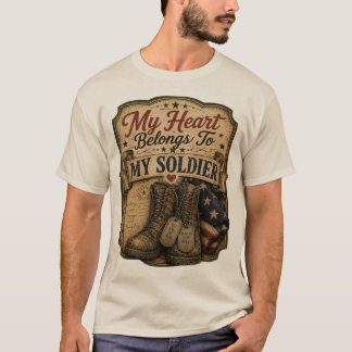 Mein Herz gehört meinem Soldaten T-Shirt