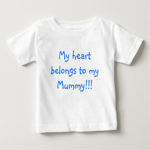 Mein Herz gehört meiner Mama!!! Baby T-shirt