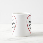 Mein Herz gehört Memere Kaffeetasse (Mittel)