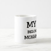Mein Herz gehört Mohamed Kaffeetasse (Mittel)