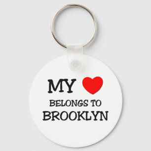 Mein Herz gehört nach BROOKLYN Schlüsselanhänger