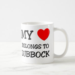 Mein Herz gehört nach LUBBOCK Kaffeetasse
