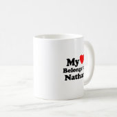 Mein Herz gehört Nathan Kaffeetasse (VorderseiteRechts)
