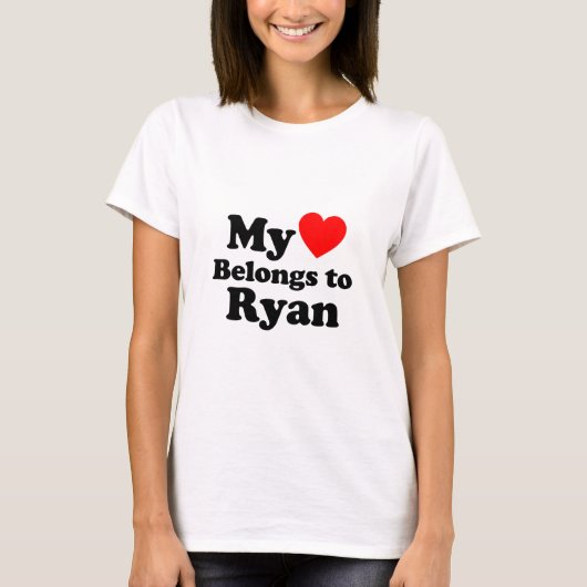Mein Herz gehört Ryan T-Shirt (Vorderseite)