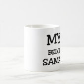 Mein Herz gehört SAMANTHA Kaffeetasse (Mittel)