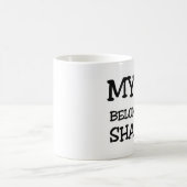 Mein Herz gehört SHARON Kaffeetasse (Mittel)