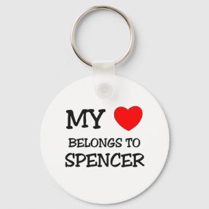 Mein Herz gehört Spencer Schlüsselanhänger