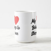 Mein Herz gehört | Text anpassen Kaffeetasse (Mittel)