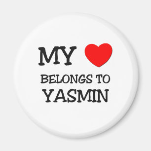 Mein Herz gehört YASMIN Magnet