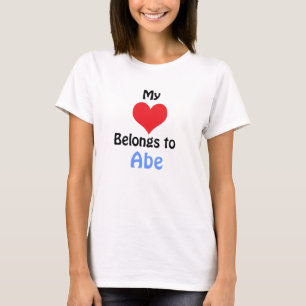 Mein Herz gehört zu Abe-T - Shirt