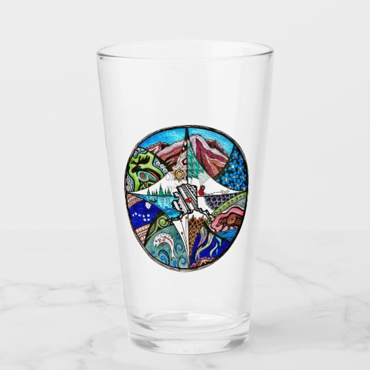 Mein Herz gehört zu Alaska - Tumbler (Vorderseite)