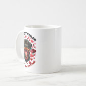 Mein Herz gehört zu Büchern Buchkaffee Valentine Kaffeetasse (Vorderseite Links)
