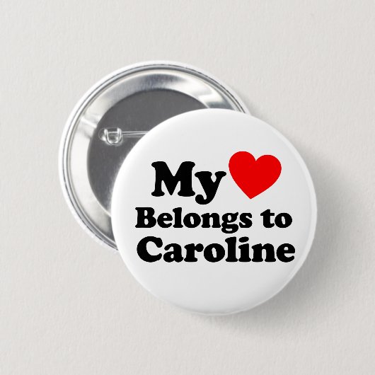 Mein Herz gehört zu Caroline Button (Vorne & Hinten)