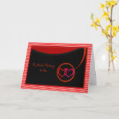 Mein Herz gehört zu deiner Valentinenkarte Karte (Gelbe Blume)