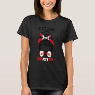 Mein Herz gehört zu diesem Land Peru peruanischen T-Shirt