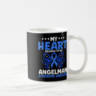 Mein Herz gehört zu einem Angelman-Syndrom Krieger Kaffeetasse