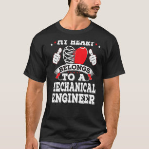 Mein Herz gehört zu einem Maschinenbauingenieur Va T-Shirt