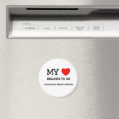 Mein Herz gehört zu einer BERUFLICHEN THERAPIEASSI Magnet (In Situ (Geschirrspüler))