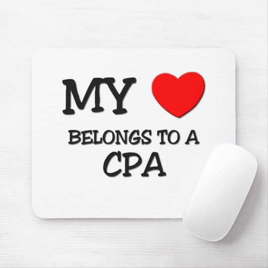 Mein Herz gehört zu einer CPA Mousepad (Mit Mouse)