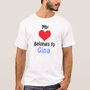 Mein Herz gehört zu Gina T-Shirt