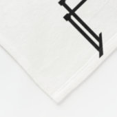 Mein Herz gehört zu Gymnastik Fleece Blanket (Ecke)