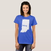 Mein Herz gehört zu Indiana T-Shirt (Vorne ganz)