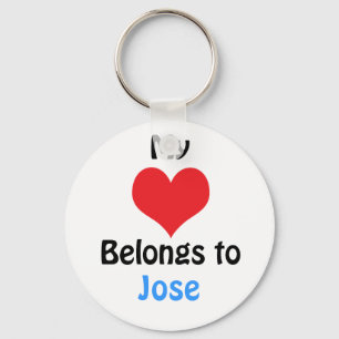 Mein Herz gehört zu Jose Schlüsselanhänger