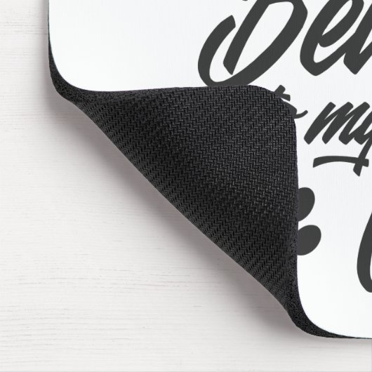 Mein Herz gehört zu meiner Katze Valentine | Mouse Mousepad (Ecke)