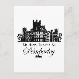 Mein Herz gehört zu Pemberley Postkarte