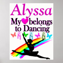 MEIN HERZ GEHÖRT ZU PERSONALISIERTEM POSTER