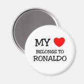 Mein Herz gehört zu Ronaldo Magnet (Vorderseite/Rückseite)