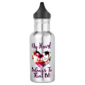 Mein Herz gehört zu Thai BL Edelstahlflasche (Links)