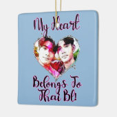 Mein Herz gehört zu Thai BL Keramikornament (Links)