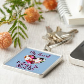 Mein Herz gehört zu Thai BL Schlüsselanhänger (Seite)