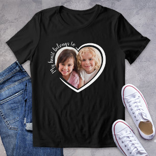 Mein Herz gehört zum Foto Tri-Blend Shirt