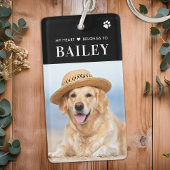 Mein Herz gehört zum Foto von Hunden Schlüsselanhänger