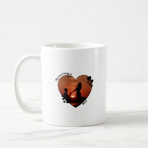 Mein Herz gehört zum maßgeschneiderten Ehejubiläum Kaffeetasse
