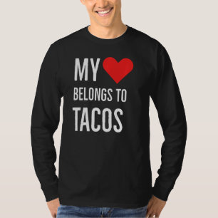 Mein Herz gehört zum Tacos-Jahreskongress 2022 V T-Shirt