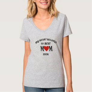 Mein Herz gehört zur besten Mama je - Sweet Mother T-Shirt