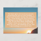 Mein Herz geht dir aus Postkarte (Vorderseite)