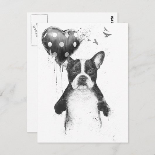 Mein Herz geht Postkarte (Vorne/Hinten)