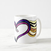 Mein Herz hat Flügel-Tasse Kaffeetasse (VorderseiteRechts)