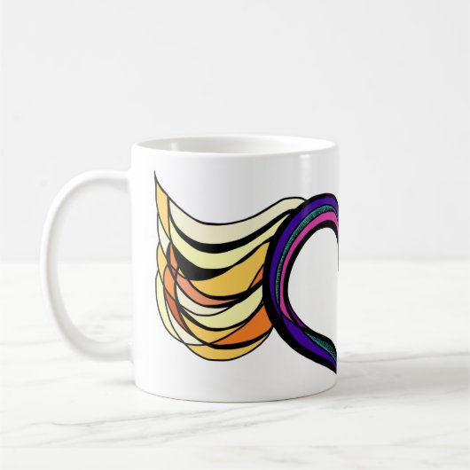 Mein Herz hat Flügel-Tasse Kaffeetasse (Links)
