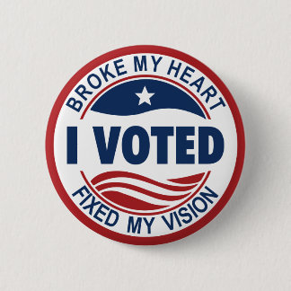 MEIN HERZ HAT MEINE VISION BEHOBEN BUTTON